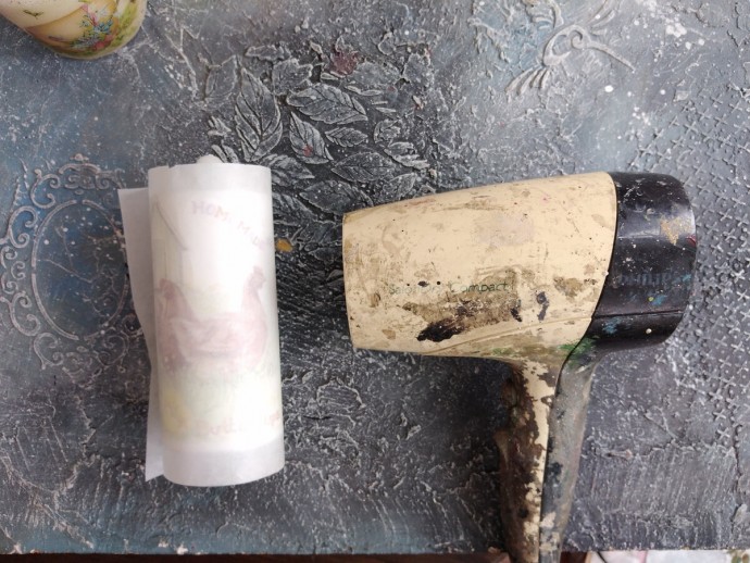 Декупаж свечей