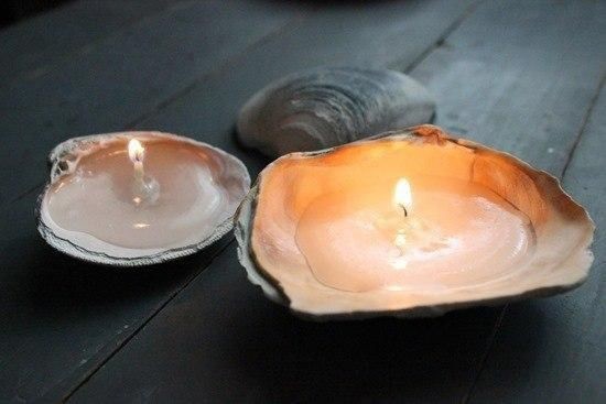 ​Как сделать свечи в морском стиле