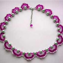 Колье из бисера и бусин: схемы плетения