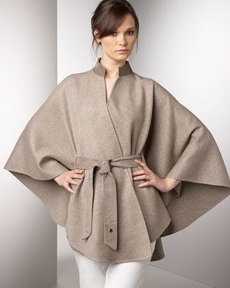 Стильное пончо: красивые идеи и простые выкройки