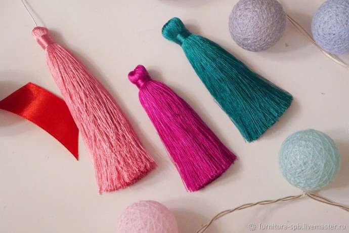 Делаем кисточку из ниток
