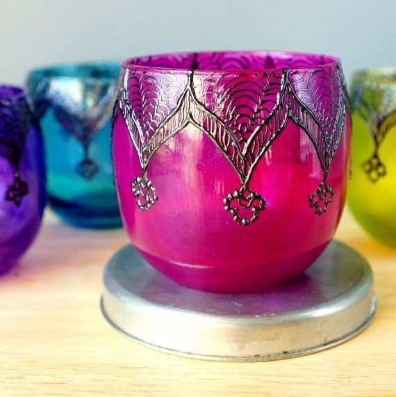 Роспись по стеклу в марокканском стиле