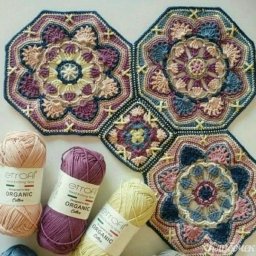 Мотив для праздничного пледa