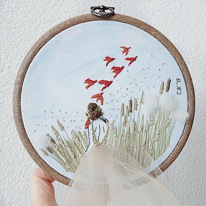 Объемная вышивка без границ: идеи