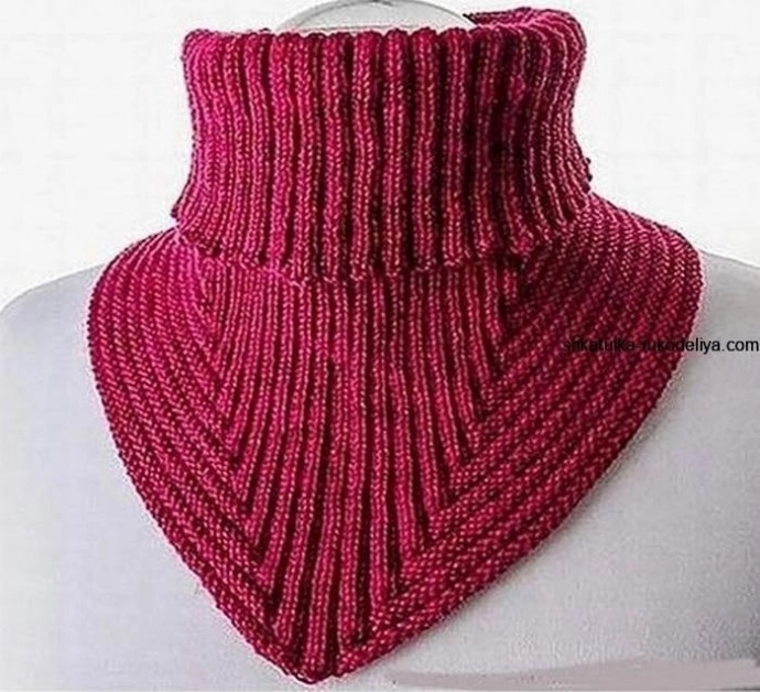 Очень простая и универсальная манишка для всех