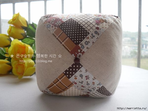 Шьем подушечку под шею