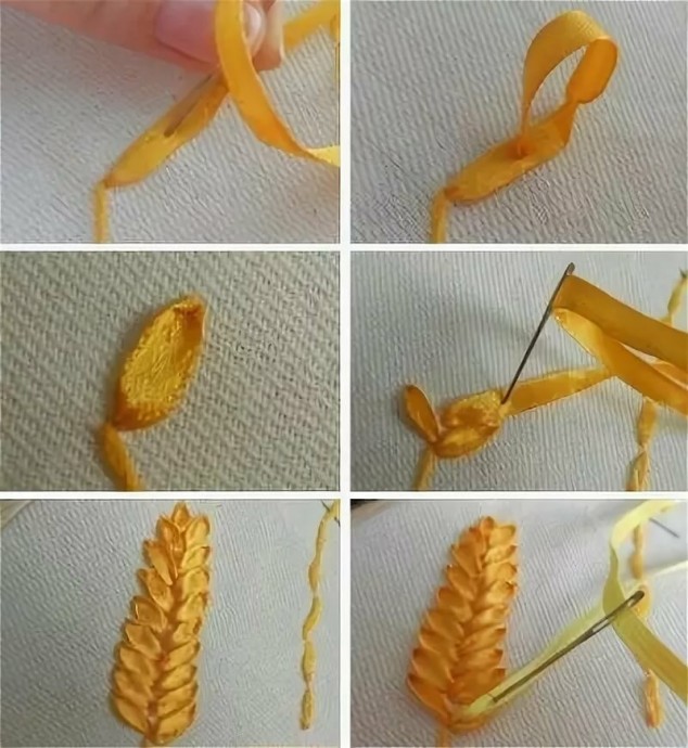 Les choses fantastiques qu'on peut faire avec la broderie au ruban Silk ribbon e