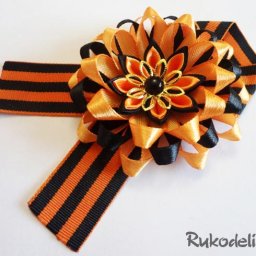 Тематическая брошь к 9 мая