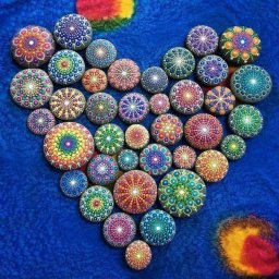 ​Точечная роспись гальки: восхитительные идеи для творчества