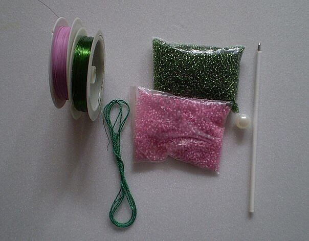 Тюльпаны из бисера