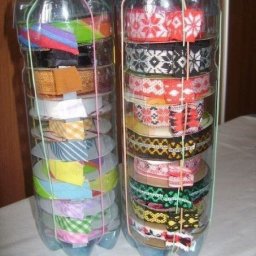 ​Удобный вариант хранения ниток, тонкого кружева, тесьмы и атласных лент