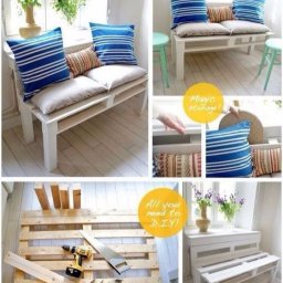​Уютный диванчик из деревянного поддона: мастер-класс