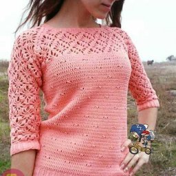 Красивый джемпер крючком