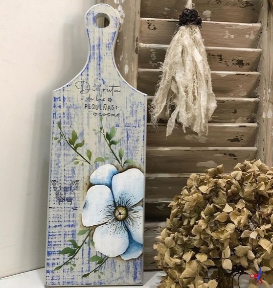 Декоративные доски с декупажем