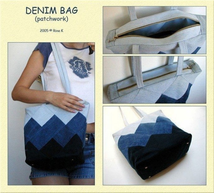 Красивые переделки из старых джинсов