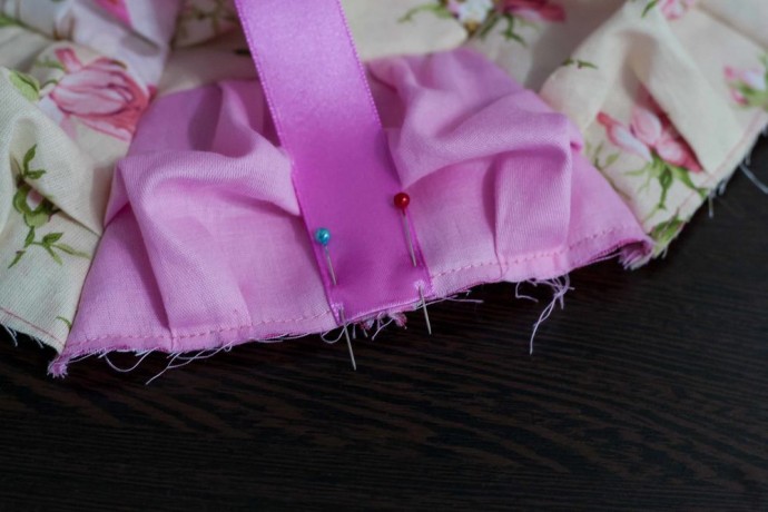 Круглые подушки в технике bubble quilt