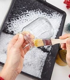 Прекрасные зимние подсвечники