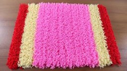 Необычная идея коврика для дома без шитья, плетения и вязания
