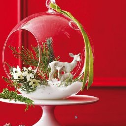 Новогодние композиции в шарах