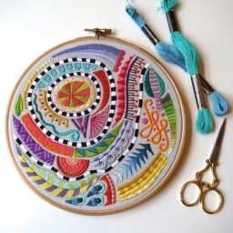 ​Очень необычная и при этом красивая вышивка