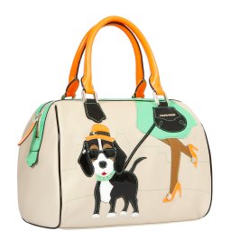 Сумки с аппликациями в виде собак