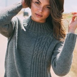 ​Свитер спицами