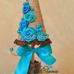 Ёлочки из джута