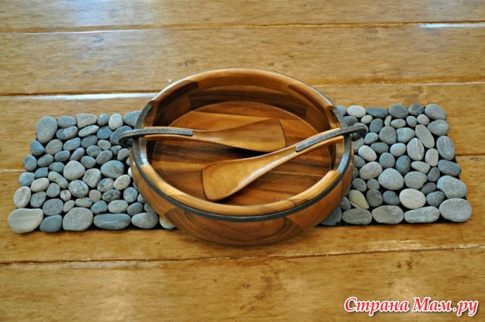 Романтичная галька в интерьере: совмещаем несовместимое Романтичная галька в интерьере: совмещаем несовместимое