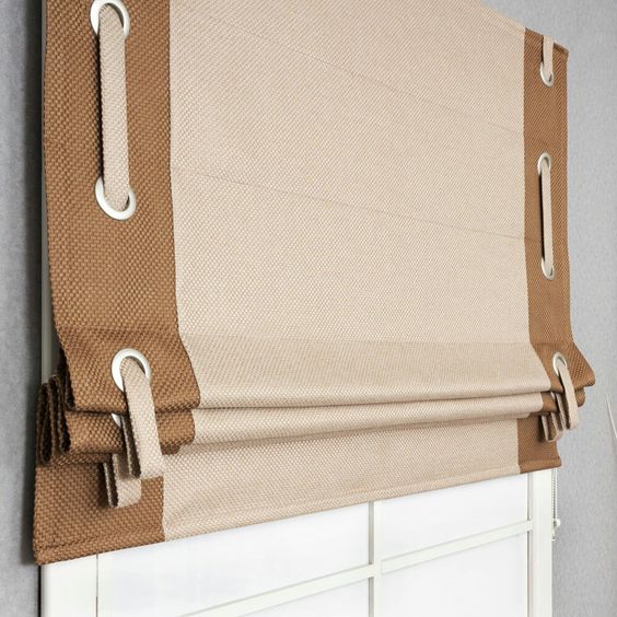 Короткие римские шторы своими руками