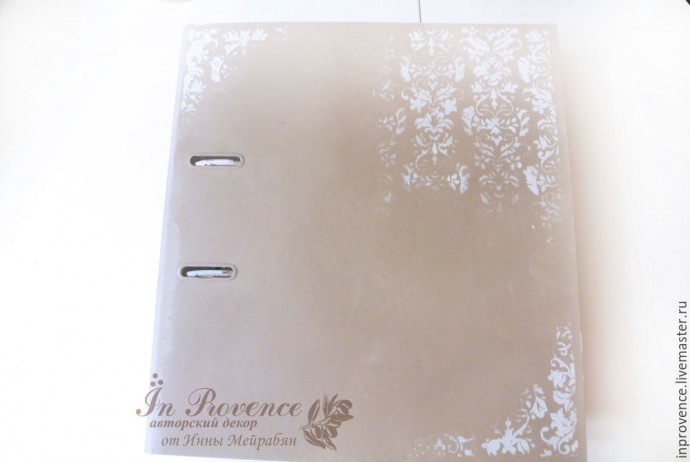 Декор папки для домашних документов