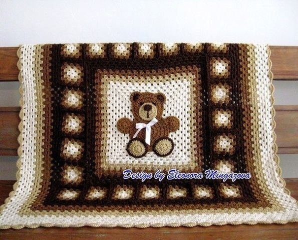 Очаровательная идея для пледа