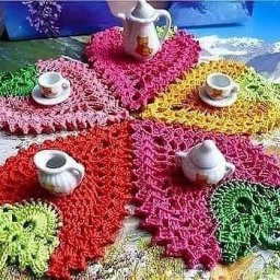 Кухонные подставочки или прихватки в виде клубничек