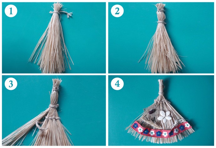 Веники-обереги из рогожи Веники-обереги из рогожи