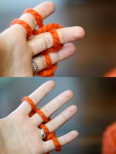 Вязание на пальцах