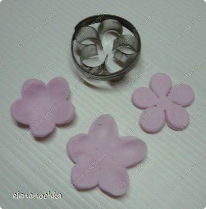 ​Азалия из холодного фарфора