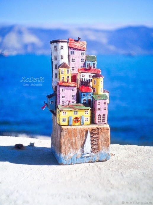 Деревянные города на ладони