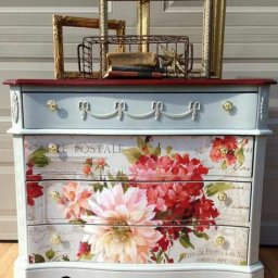 Идеи декорирования старой мебели