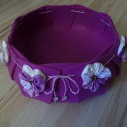 Корзинка из фетра