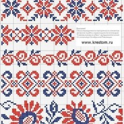 Вышивка орнаментов