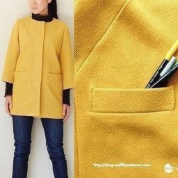 Интересный способ выполнения кармана с настрочной листочкой