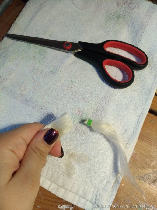 Трессы для интерьерных кукол