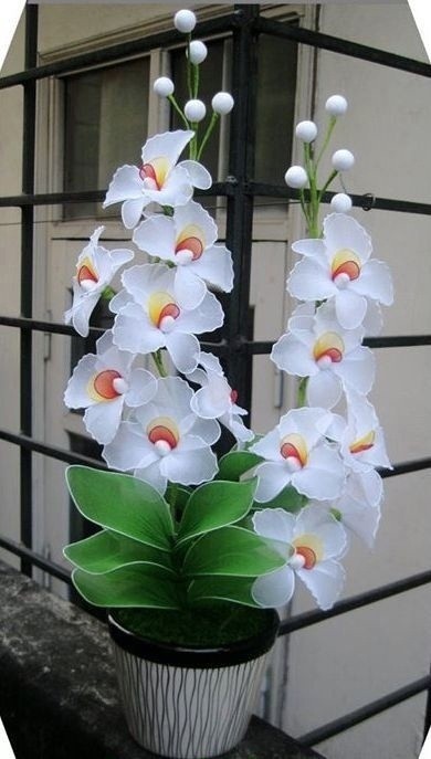 Цветы из капрона