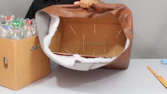 ​Удобный пуфик своими руками