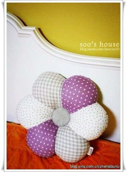 Подушка цветочек: мастер-класс