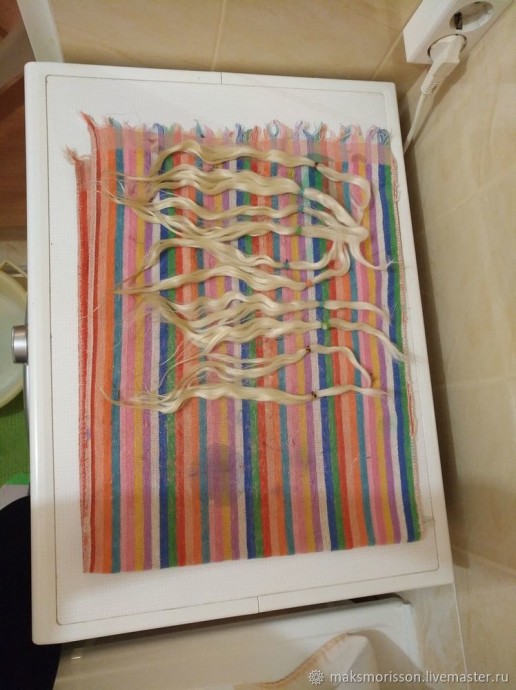 Трессы для интерьерных кукол