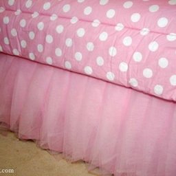 Ажурная юбочка для кровати