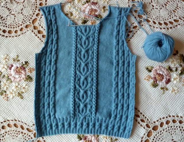 Пуловер "мечты о море"