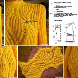 Невероятно яркий и красивый свитер: идея и узор