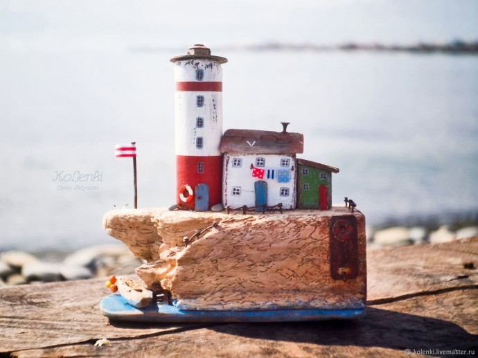 Деревянные города на ладони