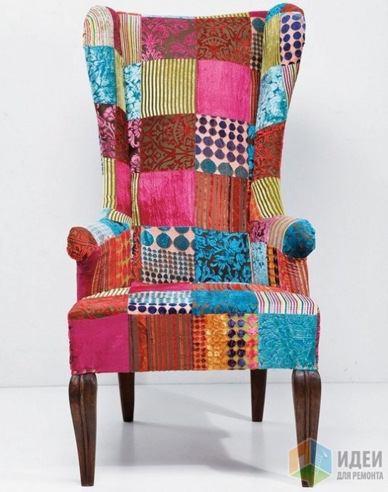 Яркие идеи перетяжки мебели